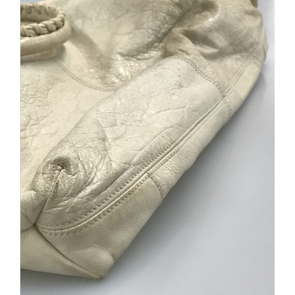 Balenciaga Giant leather Motocross Brief white Bag - Picture 6 of 6